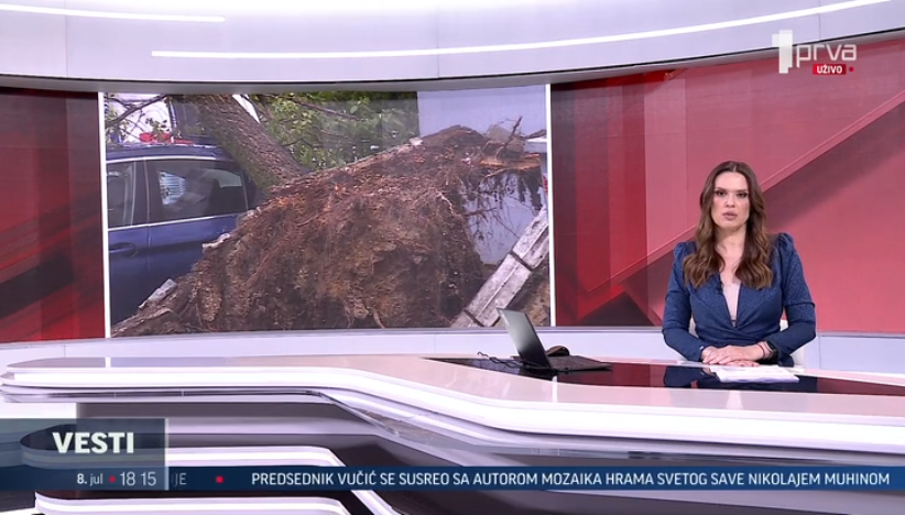 Oluja najviše pogodila Zemun i Novi Beograd; Evo kakvo je stanje