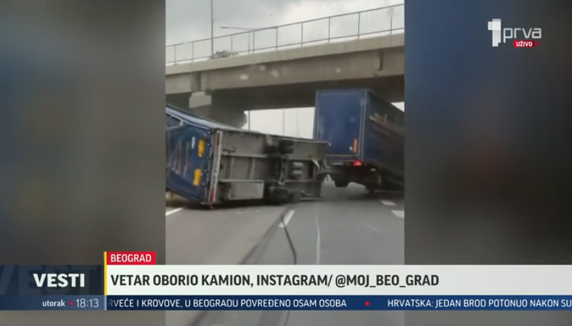Olujno nevreme u Srbiji