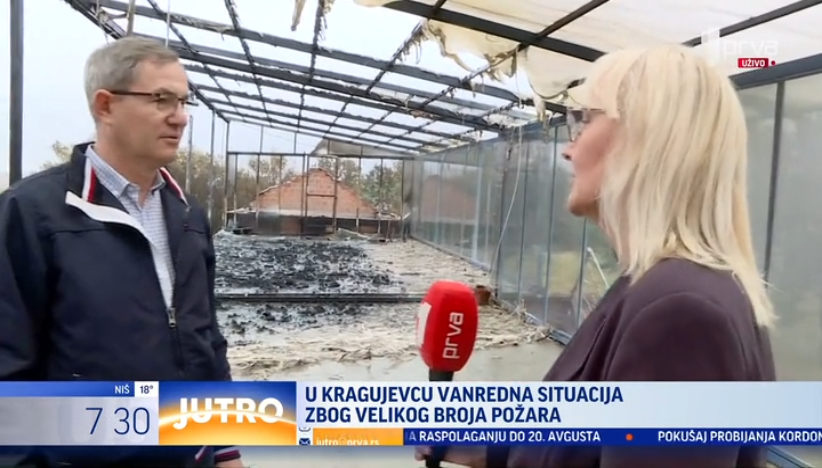 Kritična situacija i u Šumadiji: Zbog požara meštani ostali bez svega