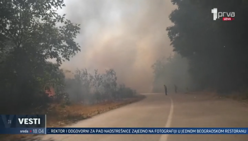 Većina požara u Srbiji je ugašena i stavljena pod kontrolu