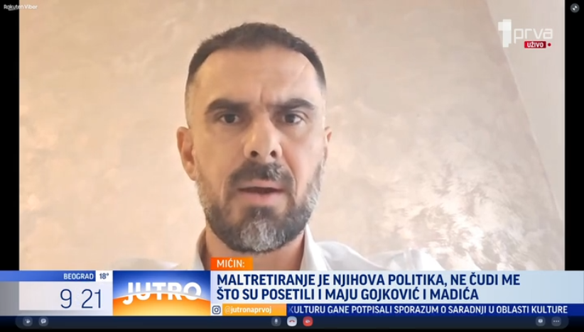 Gradonačelnik Novog Sada Žarko Mićin o nasilju blokadera