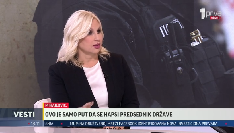 Zorana Mihalović o hapšenjima