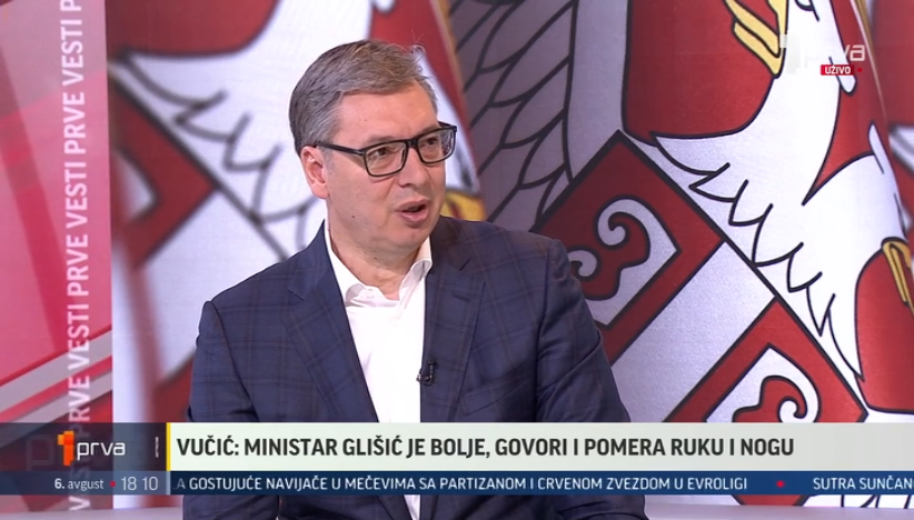 Aleksandar Vučić na TV Prva