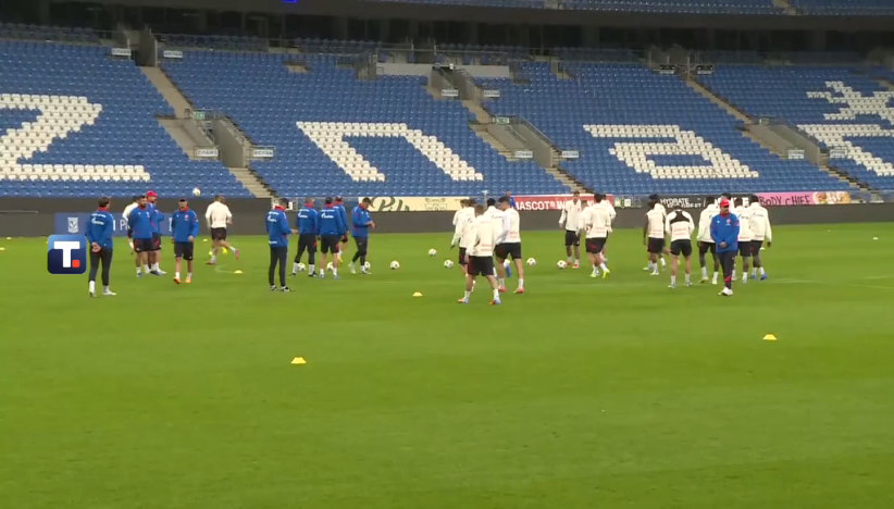 Trening Zvezde na Lehovom stadionu