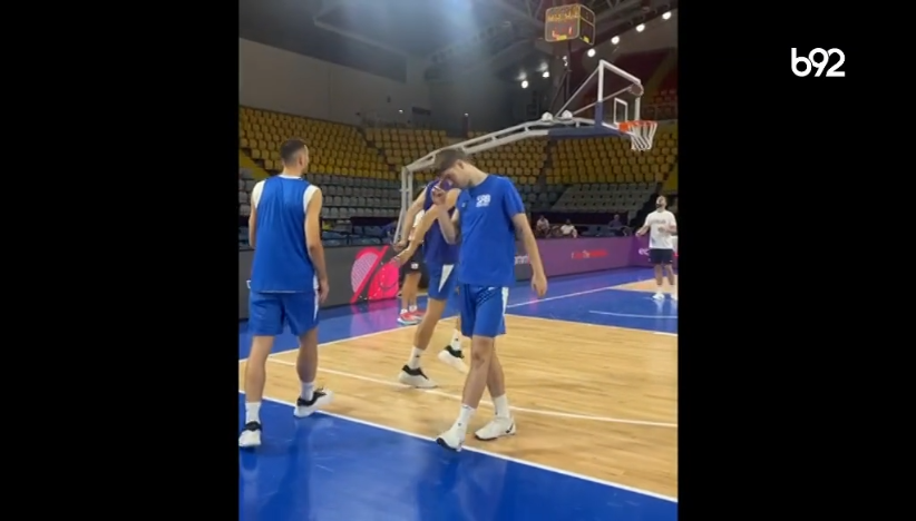 Trening Srbije pred Grčku