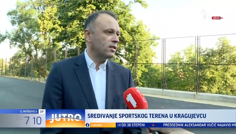 Rekonstruisan sportski teren u Kragujevcu