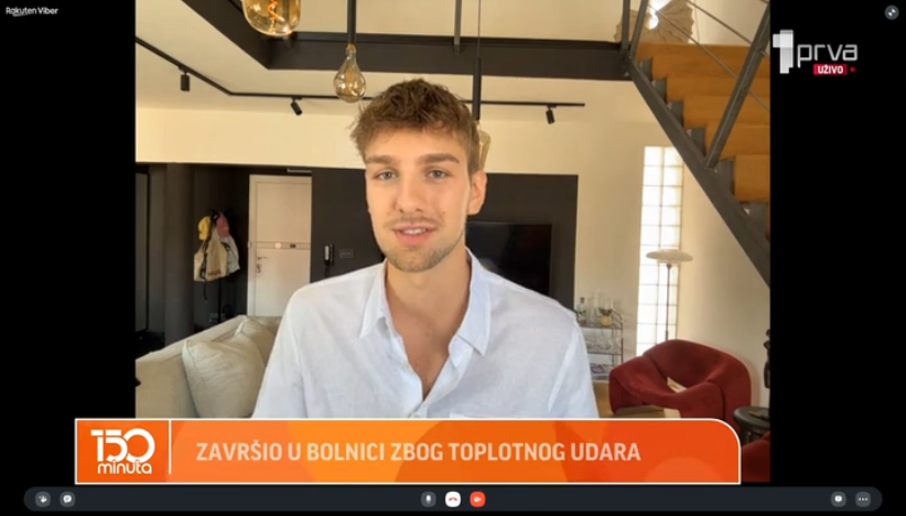 Srpski influenser doživeo toplotni udar, morao u bolnicu