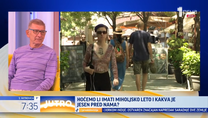 Meteorolog Nedeljko Todorović o vremenskoj prognozi u Srbiji