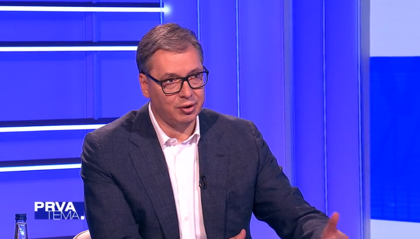 Emisija "Prva tema"; Gost: Predsednik Srbije Aleksandar Vučić