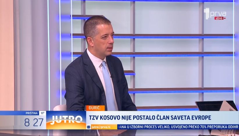 Đurić: Važno da Srbi podrže Srpsku listu na izborina na KiM