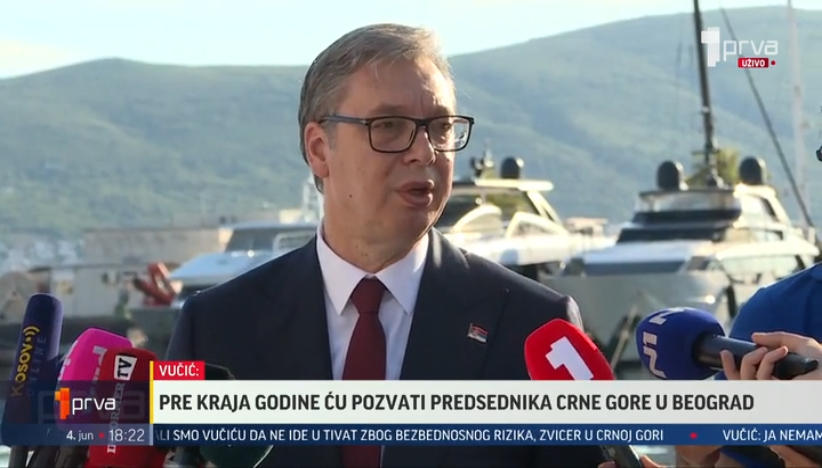 Vučić iz Tivta: "Građani me dočekali sa 'pomaže Bog'"