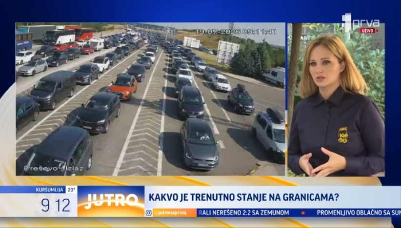 Gužve na graničnim prelazima zbog smene turista