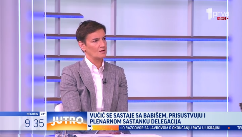 Brnabić: "Izjava Paunović o Vučiću najekstremniji primer političke mržnje"