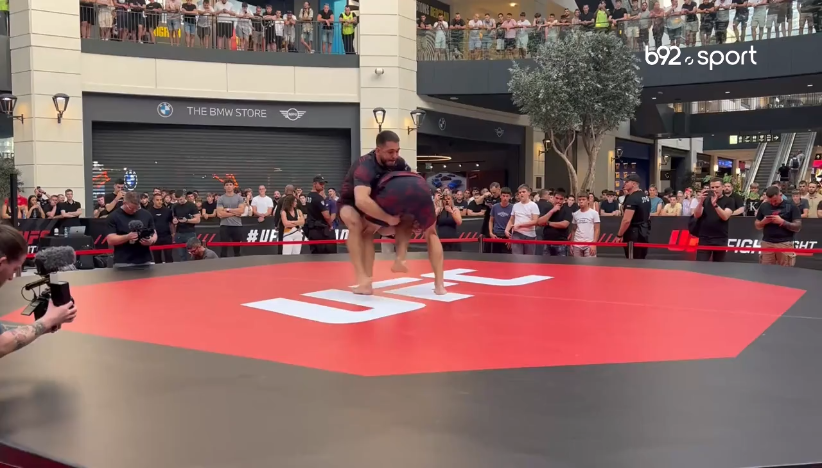 Janičićev trening i izjava pred UFC Beograd
