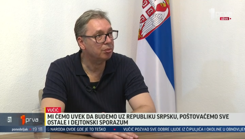 Vučić iz Čipuljića: "Nema ništa lepše nego boriti se za svoj narod"