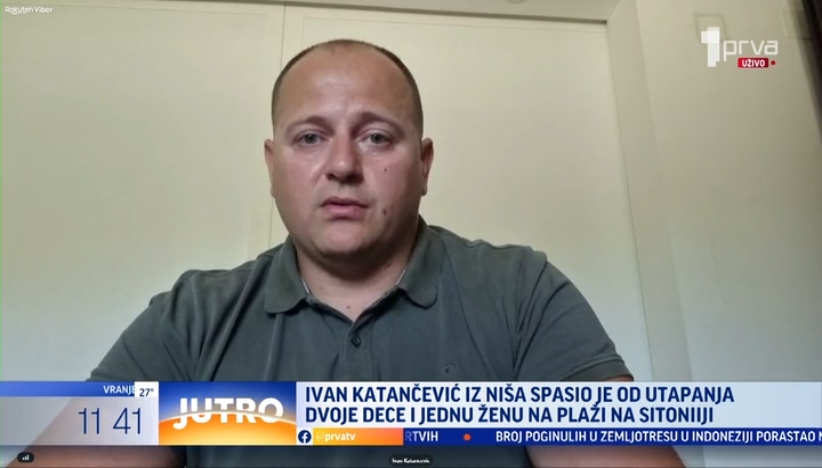 Dečaka talasi odvukli 30 metara od obale, Ivan iz Niša skočio u more